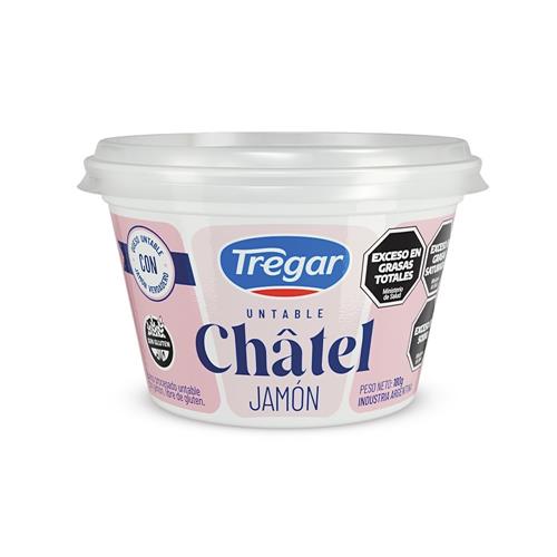 Queso Untable De Jamón Tregar 180g