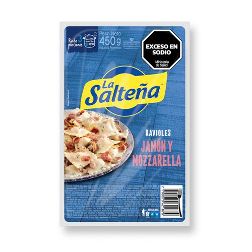 Ravioles Jamon Y Mozzarella La Salteña 450g