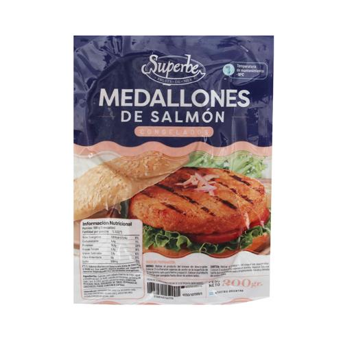 Salmon Rosado Medallones Congelados SUPERBE 200g