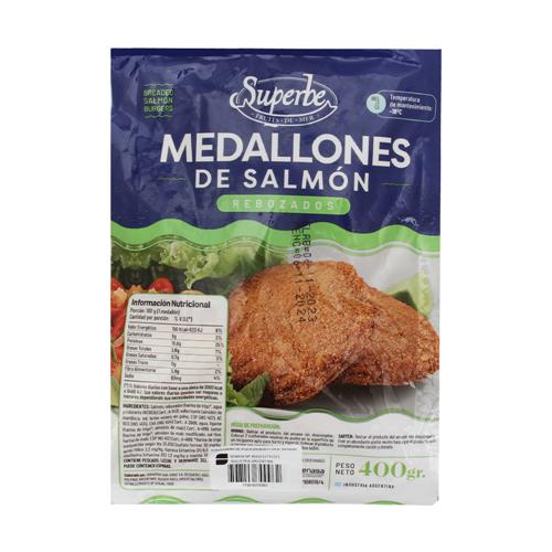 Salmon Rosado Medallones Rebozados SUPERBE 400g