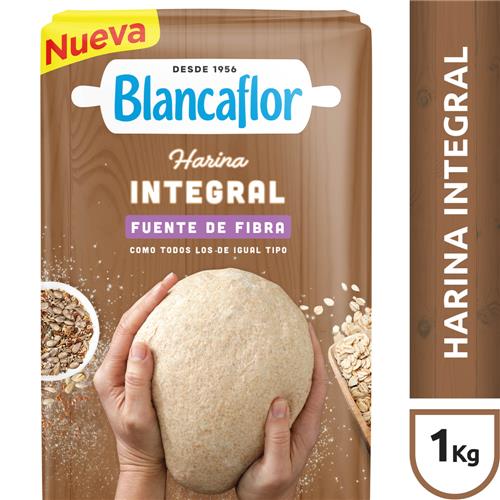 Harina Integral Fuente De Fibra Blancaflor 1kg