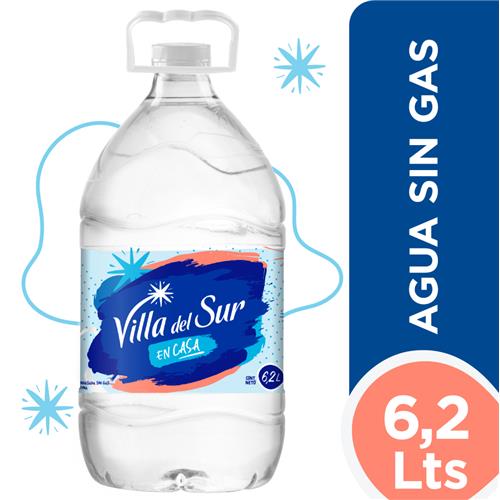 Agua Sin Gas De Mesa VILLA DEL SUR 6.2l