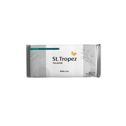 Jabón Tocador Brillo Y Luz X3 St.Tropez 375g