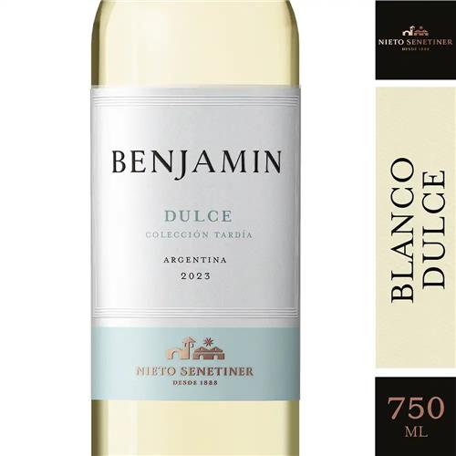 Vino Fino Blanco Dulce Coleccion Tardía Benjamin 750ml