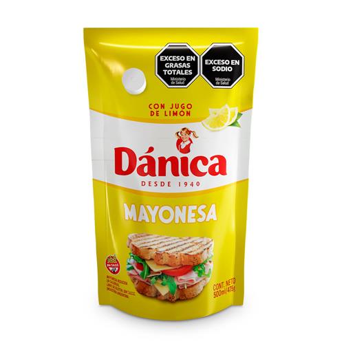 Mayonesa Con Jugo De Limón Dánica 500ml