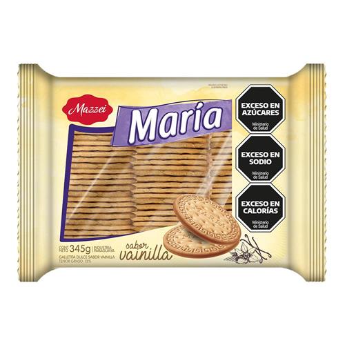 Galletitas Dulces Sabor Vainilla Merienda Maria 345g