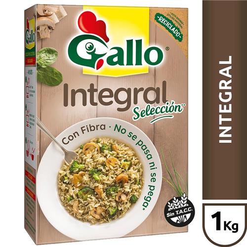 Arroz Integral Selección Gallo 1kg