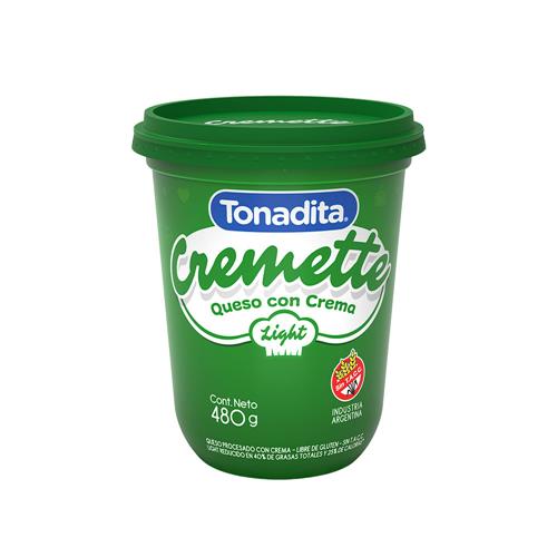 Queso Con Crema Light Cremette 480g
