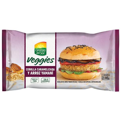 Medallones Veggies Cebolla Caramelizada Granja Del Sol 440g