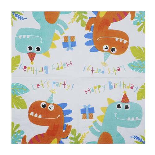 Servilletas Papel X 20 Uni Dinos