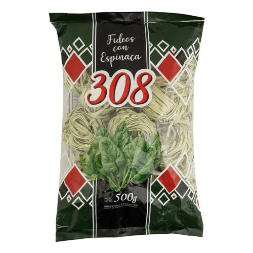 Fideos Semolín Con Espinaca Nido 308 500g