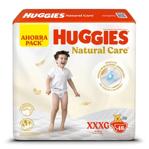 Pañales Natural Care Xxxg X48
