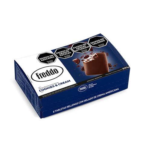 Helado Sabor Cookies Y Cream Freddo 300g