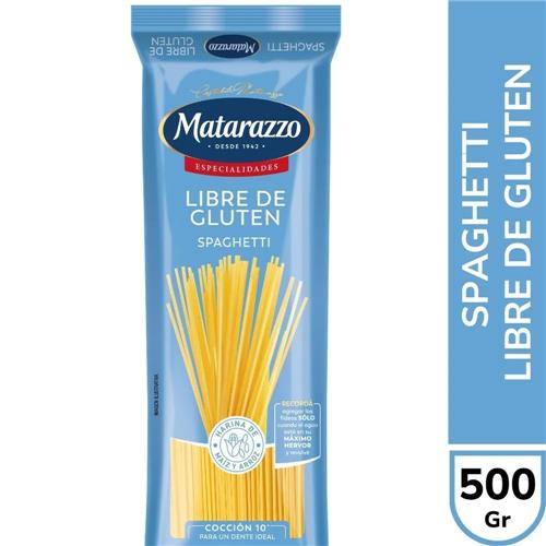 Fideos Spaghetti Libre De Gluten Matarazzo 500g