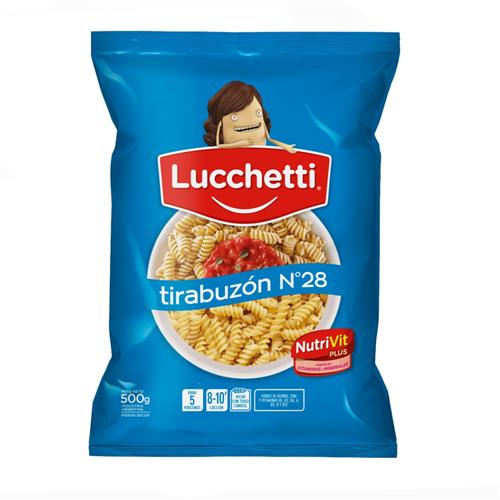 Fideos Tirabuzón LUCCHETTI 500g