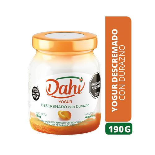 Yogur Descremado Con Durazno DAHI 190g