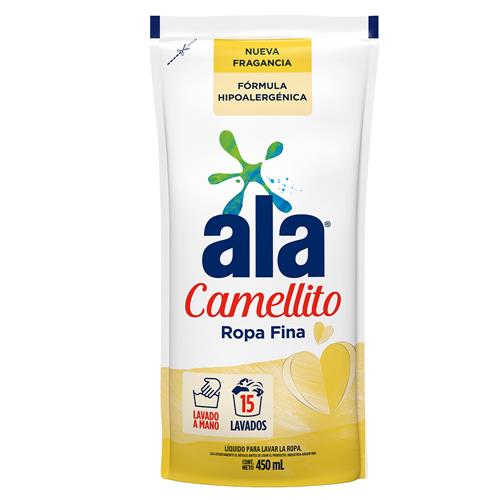 Jabon Liquido Ropa Fina Lavado A Mano Camellito 450ml
