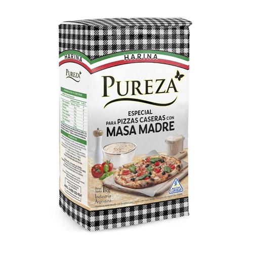Harina Para Pizzas Caseras Con Masa Madre Pureza 1kg