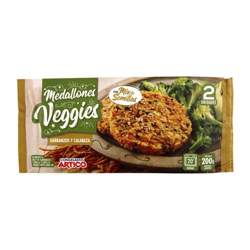 Medallones Veggies Garbanzos Y Calabaza Artico 200g