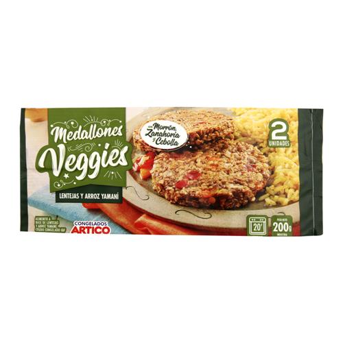 Medallones Veggies Lentejas Y Arroz Yamaní Artico 200g