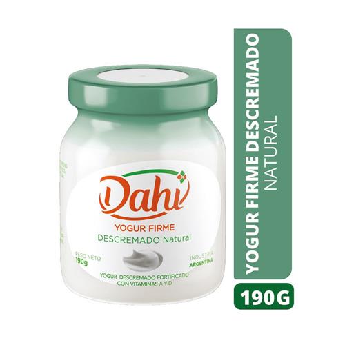 Yogur Descremado Firme Natural DAHI 190g