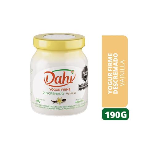 Yogur Firme Descremado Vainilla DAHI Vainilla DAHI 190g