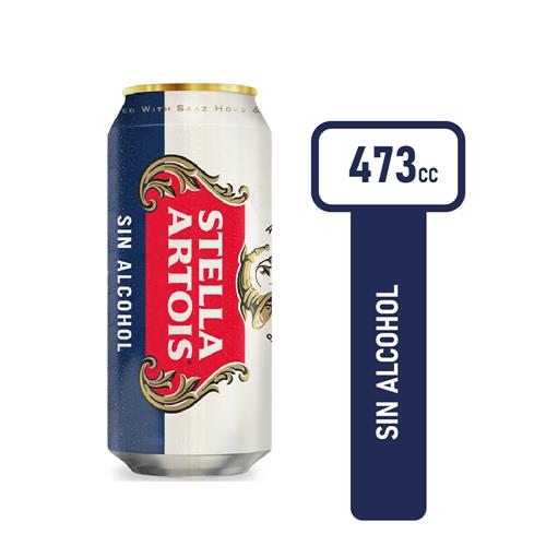 Cerveza Sin Alcohol Stella Artois Lat 473cmq