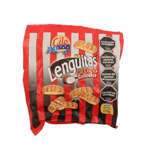 Galletitas Dulces Lenguitas Con Coco Rallado Cilo 170g