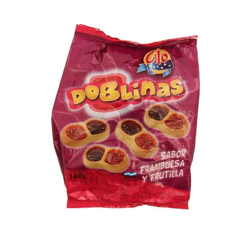 Galletitas Dulces Sabor Frambuesa Y Frutilla Cilo 160g