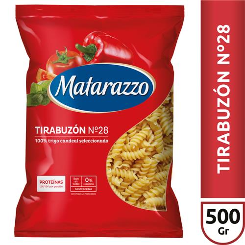 Fideos Tirabuzon N° 28 Matarazzo 500g
