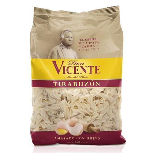 Fideos Tirabuzon Con Huevo Don Vicente 500g