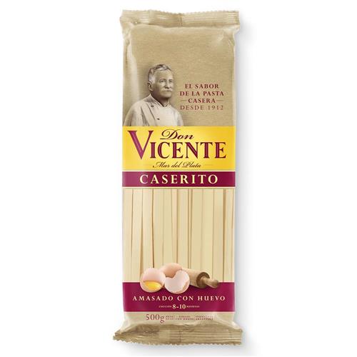 Fideos Caserito Con Huevo Don Vicente 500g
