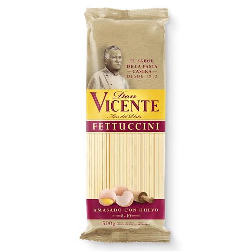 Fideos Fettuccine Con Huevo Don Vicente 500g