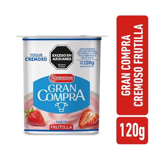 Yogur Batido Frutilla GRAN COMPRA 120gr