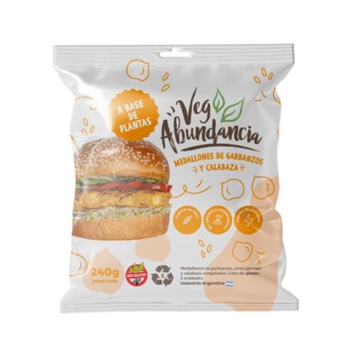 Medallones Garbanzo Y Calabaza Vegabundancia 240g