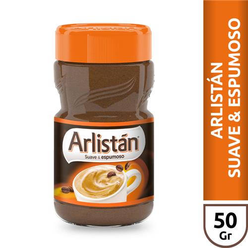 Cafe Instantáneo Suave Y Espumo Arlistan 50g