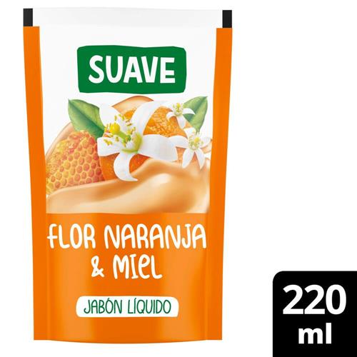 Jabón Liquido Flor Naranja Y Miel Suave 220ml