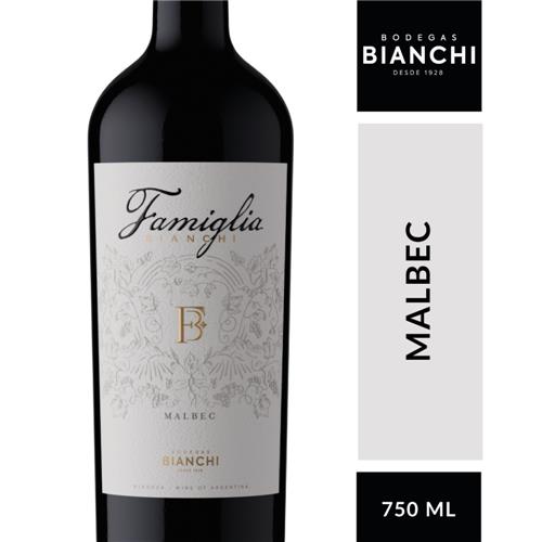 Vino Malbec Famiglia BIANCHI 750ml