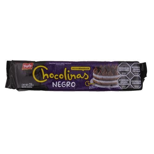 Galletitas Dulces Negro Chocolinas 258g