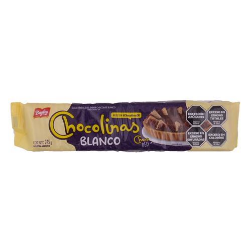 Galletitas Dulces Blanco Chocolinas 245g