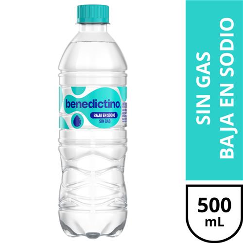 Agua Mineralizada BENEDICTINO Sin Gas 500 Ml