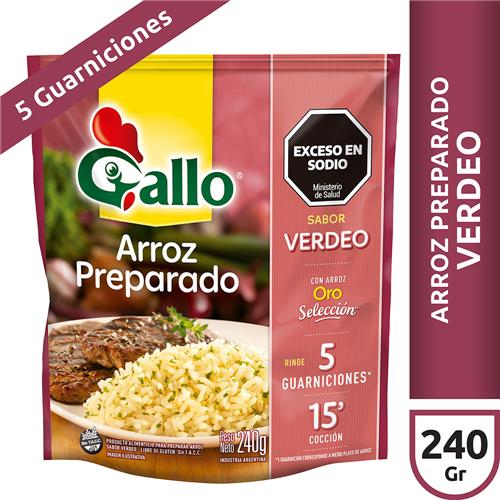Arroz Preparado Sabor Verdeo Gallo 240g