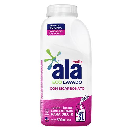 Jabón Líquido Con Bicarbonato Ala Matic 500ml