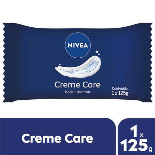 Jabón Humectante NIVEA Creme Care Para Todo Tipo De Piel 1 X 125 G