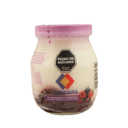 Yogur Entero Colchon De Frutos Del Bosque Gandara 200g