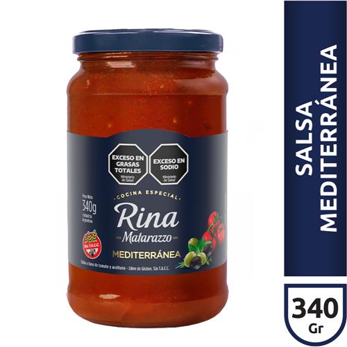 Salsa De Tomate Mediterranea Rina 340g