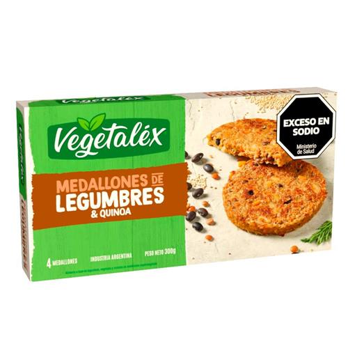 Medallones De Legumbres Y Quinoa Vegetalex 300g