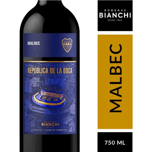 Vino Malbec Republica De La Boca 750ml