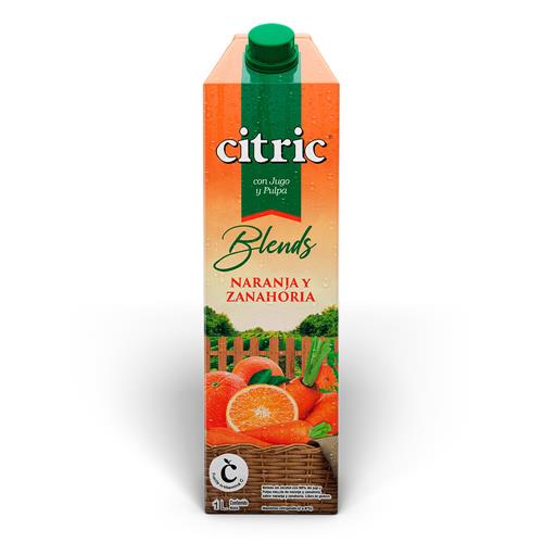Jugo Con Pulpa Naranja Y Zanahoria Citric 1l