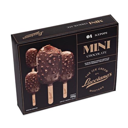Palito Helado Mini Chocolate Luccianos 200g